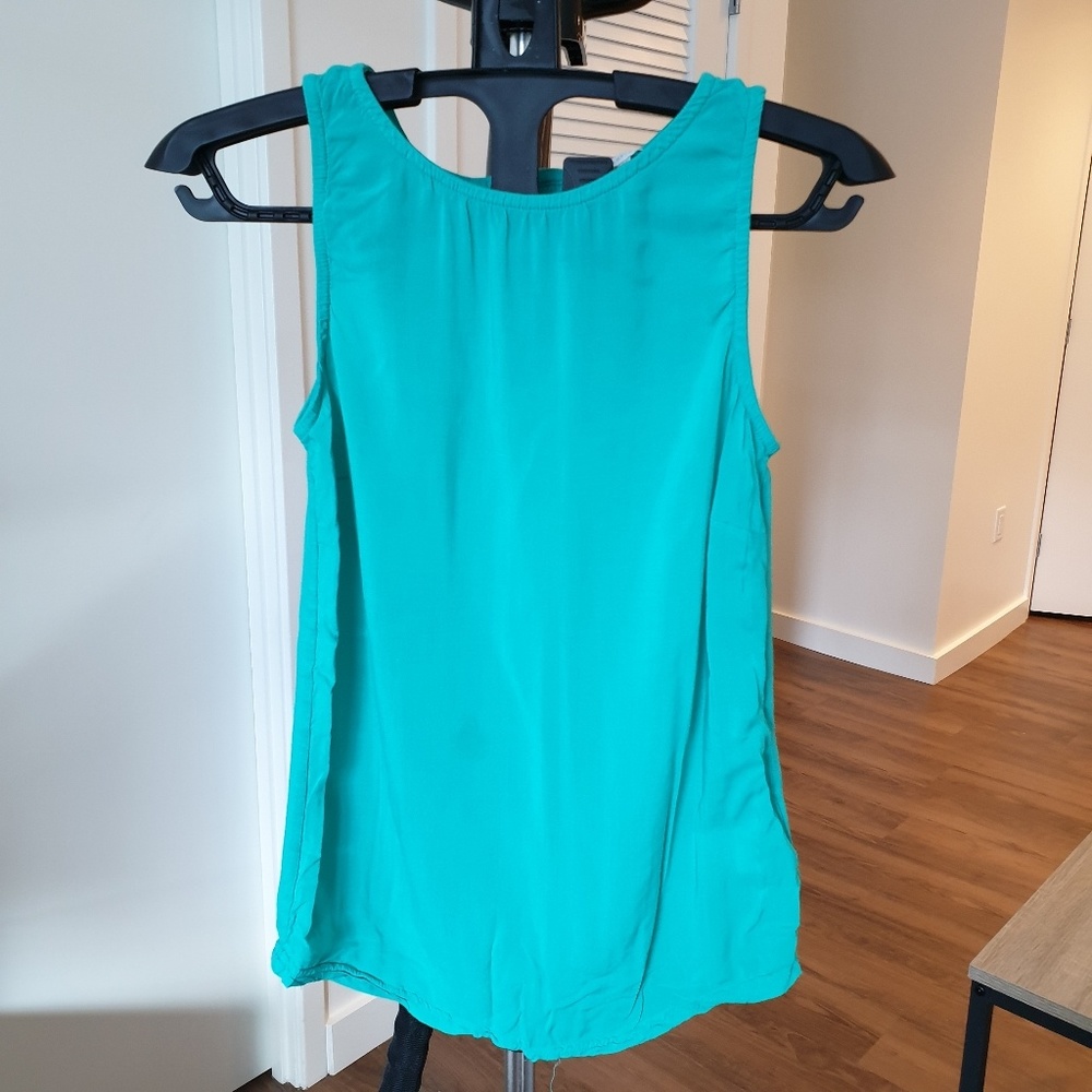 Teal tank top